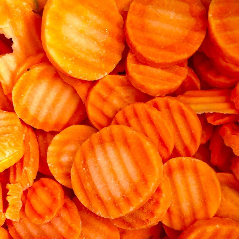 IQF våg skivad morot